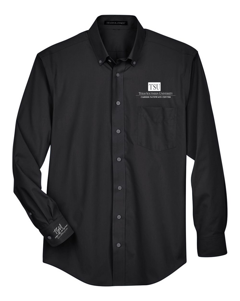 Men's Crown Collection® Broadcloth Woven Dress Shirt