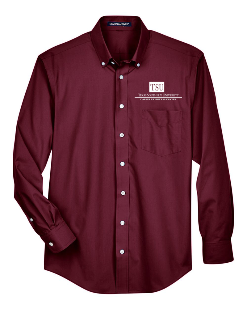 Men's Crown Collection® Broadcloth Woven Dress Shirt