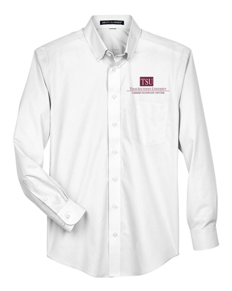 Men's Crown Collection® Broadcloth Woven Dress Shirt